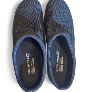 Merrell Encore Breeze Black Navy Slip-On Shoes Women's Size 8.5
